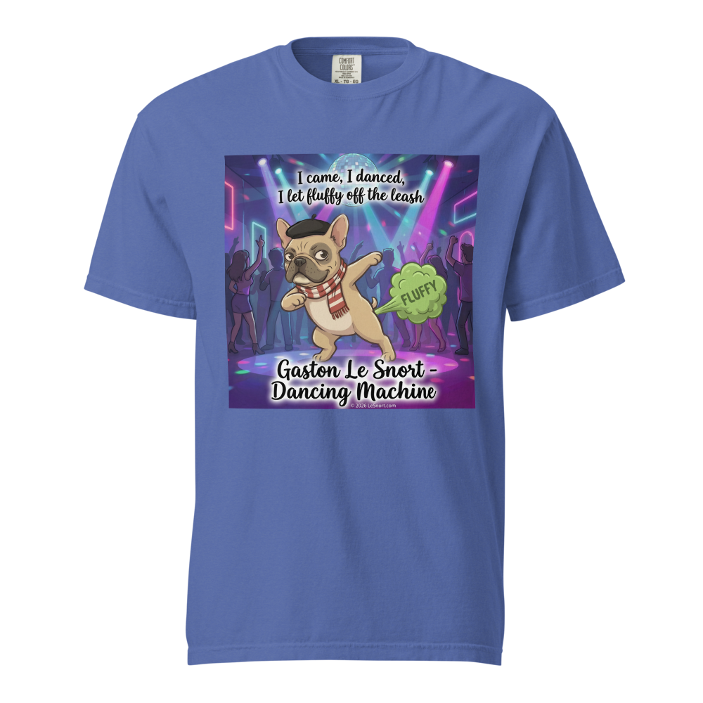 Lesnort - Gaston Le Snort - Dancing Machine" Frenchie Party Tee