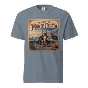 Lesnort - "The Count of Monte Crusto" Funny Frenchie Parody Tshirt
