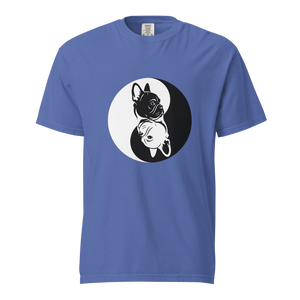 Lesnort - Frenchie Yin Yang Harmony Graphic T-Shirt