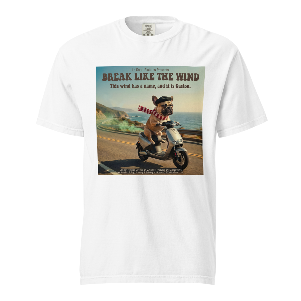Lesnort - "Break Like The Wind" Gaston Movie Poster Tee