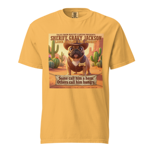 Lesnort - Sheriff Gravy Jackson – Lone Paw of the Desert Funny Dog T‑Shirt