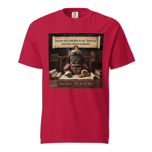 Lesnort - "Sun Chew - Eternal Judgement" Funny Frenchie T-Shirt