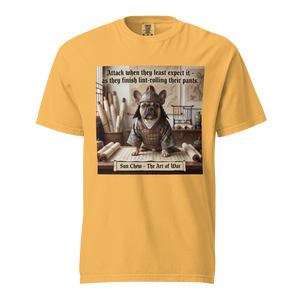 Lesnort - "Sun Chew - Lint Roller Attack" Funny Frenchie General Tee