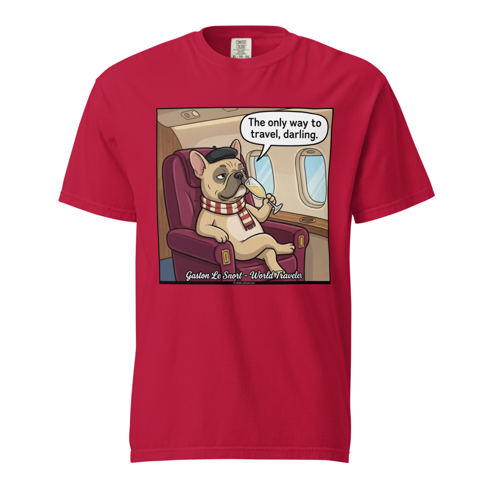 Lesnort - Gaston Le Snort – World Traveler T‑Shirt