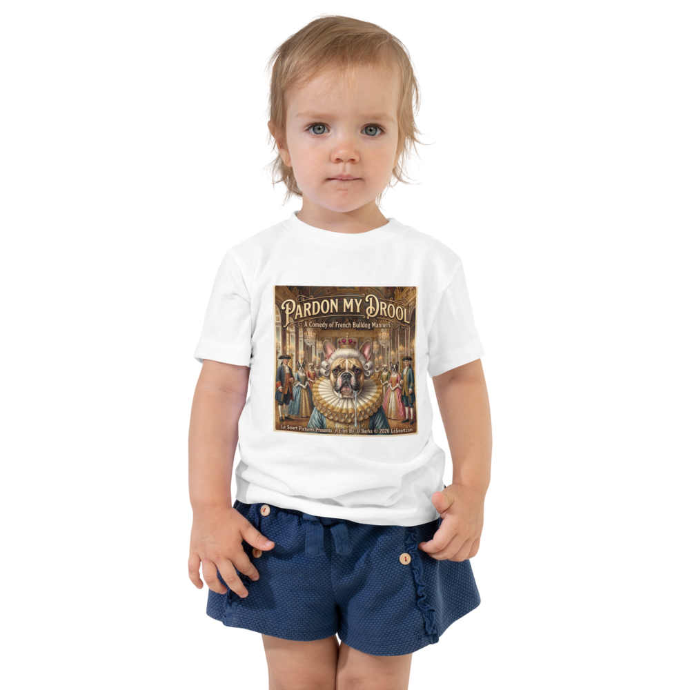 Lesnort - "Pardon My Drool" Funny Royal Dog Toddler T-Shirt