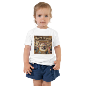 Lesnort - "Pardon My Drool" Funny Royal Dog Toddler T-Shirt