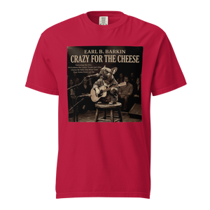 Lesnort - "Cheese Me Baby One More Time" Funny Acoustic Dog Graphic Tee