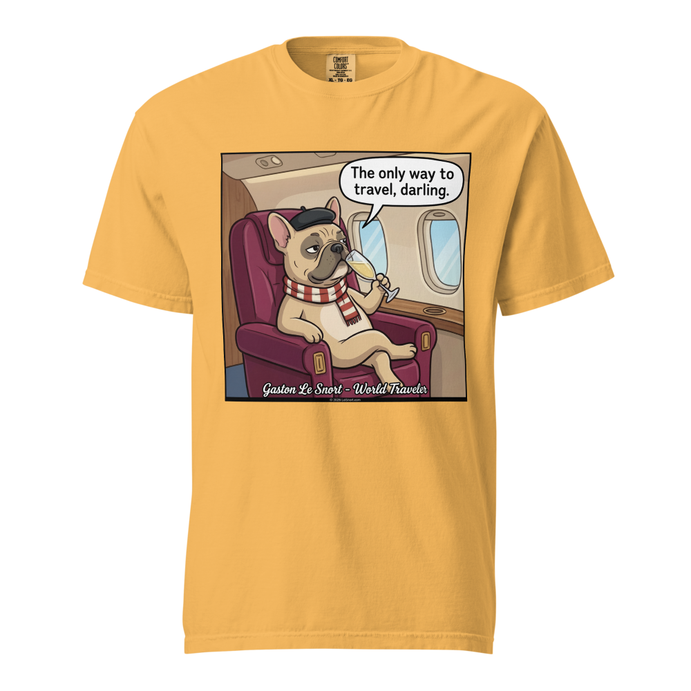 Lesnort - Gaston Le Snort – World Traveler T‑Shirt