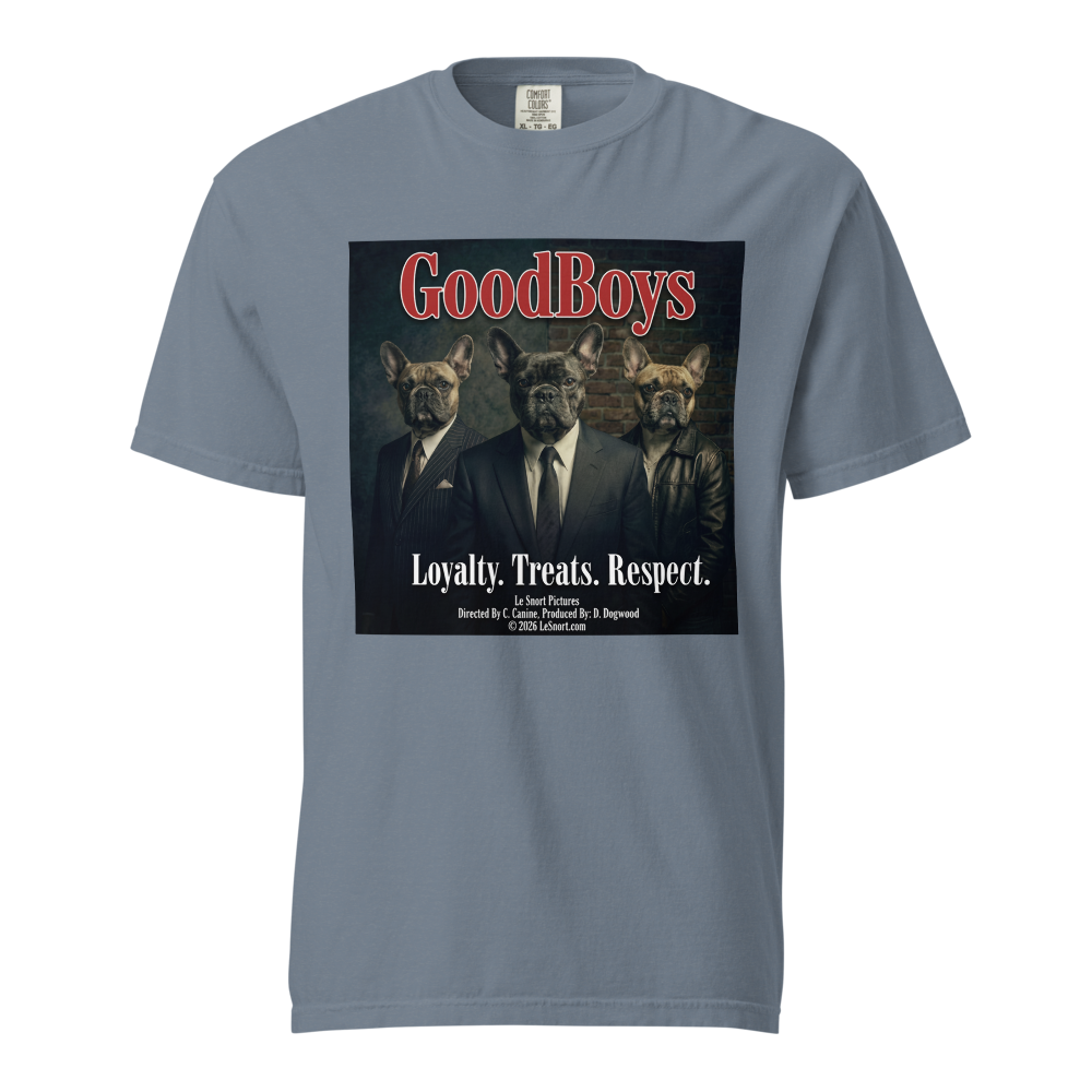 Lesnort - "Loyalty. Treats. Respect." Mobster Dog T-Shirt
