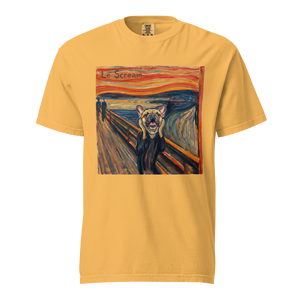 Lesnort - "Le Scream" Classic Art Parody Frenchie Tee