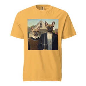 Lesnort - "American Frenchie" Classic Art Parody Graphic Tee