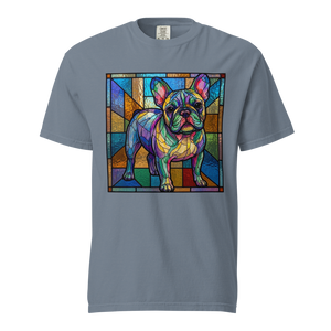 Lesnort - Prismatic Pastel French Bulldog Stained Glass Tee