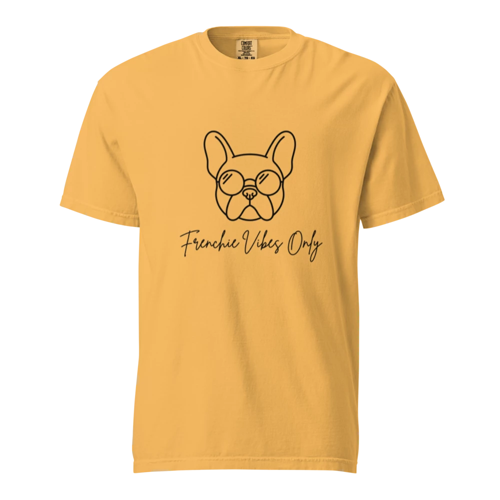 Lesnort - "Frenchie Vibes Only" Retro Glasses Graphic Tee