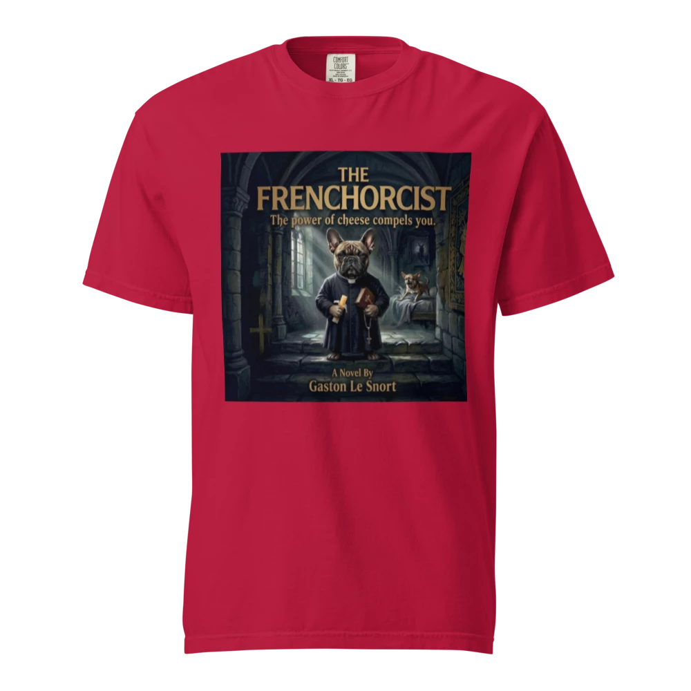 Lesnort - "The Frenchorcist" Funny Horror Dog Parody Graphic Tee