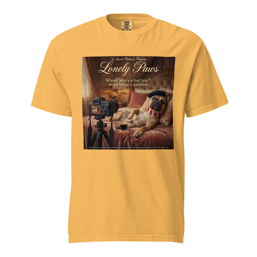 Lesnort - "Lonely Paws" Bad Boy Frenchie Parody Tee