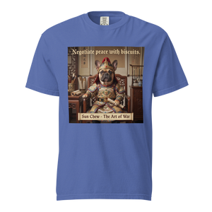 Lesnort - "Sun Chew - Negotiate Peace" Funny Frenchie General Tee