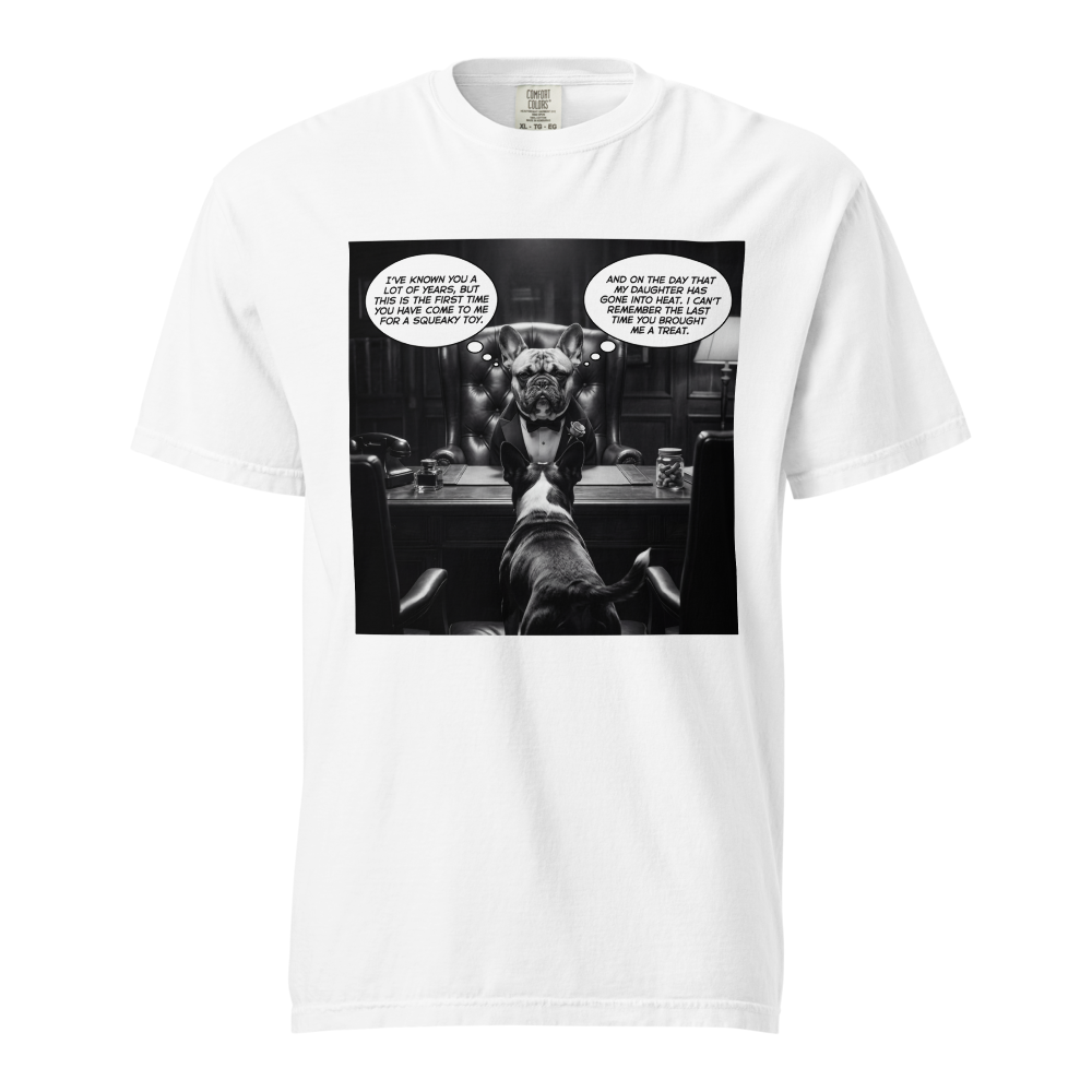 Lesnort - "A Favor for the Don" Mafia French Bulldog T-Shirt