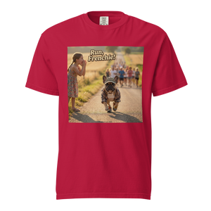 Lesnort - "Run, Frenchie" Retro Parody Graphic Tee