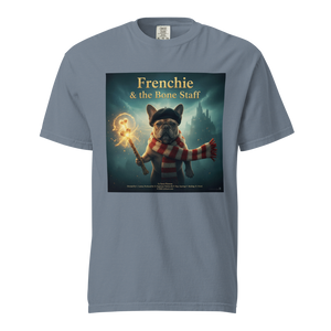 Lesnort - "Frenchie & the Bone Staff" Wizard Dog Graphic Tee