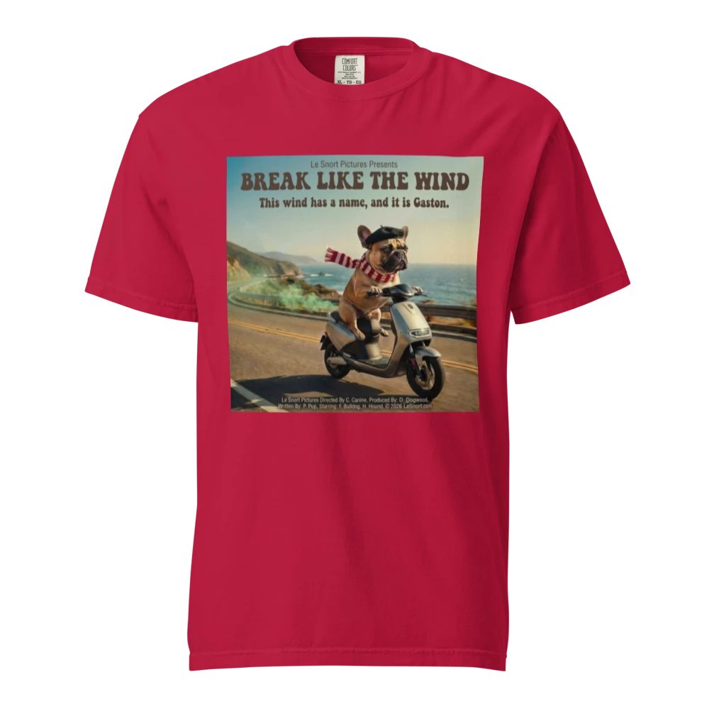 Lesnort - "Break Like The Wind" Gaston Movie Poster Tee
