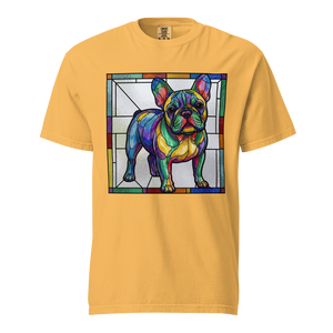 Lesnort - Luminous Stained Glass French Bulldog Graphic Tee