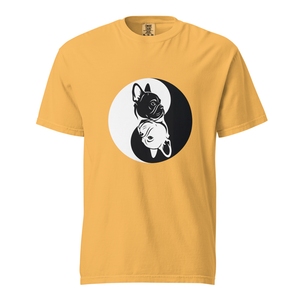Lesnort - Frenchie Yin Yang Harmony Graphic T-Shirt
