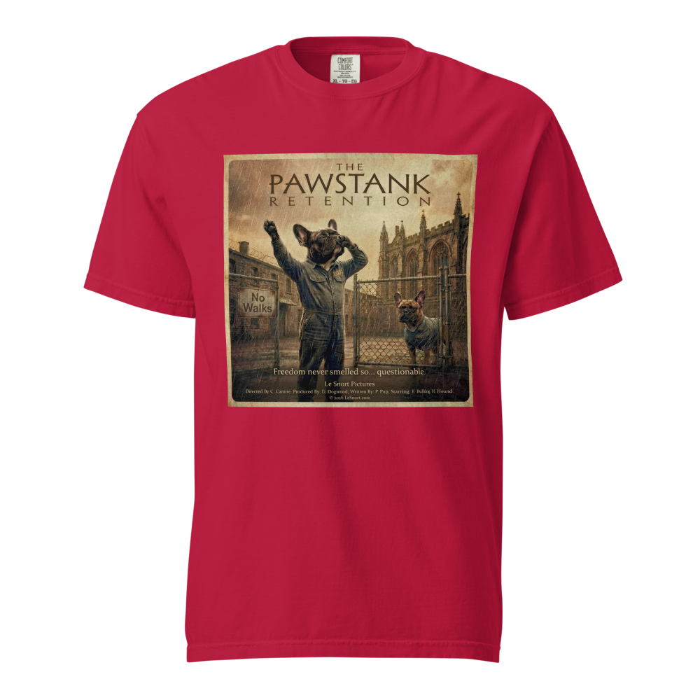 Lesnort - "The Pawstank Retention" Funny Dog Parody Tee