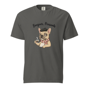 Lesnort - Bonjour, Peasants – The Sophisticated Frenchie Tee - With Gaston Le Snort