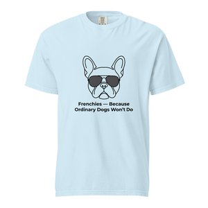 Lesnort - Extraordinary Frenchie Graphic T-Shirt | Cool Aviator Dog
