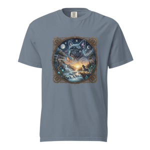 Lesnort - "Cosmic Guardian" Mystical Frenchie Fantasy T-Shirt