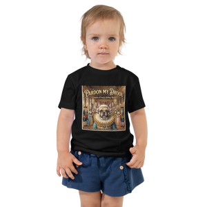 Lesnort - "Pardon My Drool" Funny Royal Dog Toddler T-Shirt