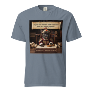 Lesnort - "Sun Chew - Eternal Judgement" Funny Frenchie T-Shirt