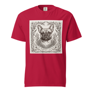 Lesnort - "Le Bouledogue Français" Antique Engraving Frenchie T-Shirt