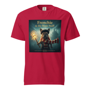 Lesnort - "Frenchie & the Bone Staff" Wizard Dog Graphic Tee