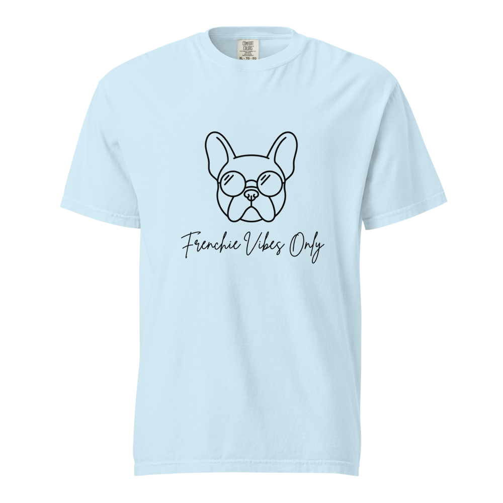 Lesnort - "Frenchie Vibes Only" Retro Glasses Graphic Tee