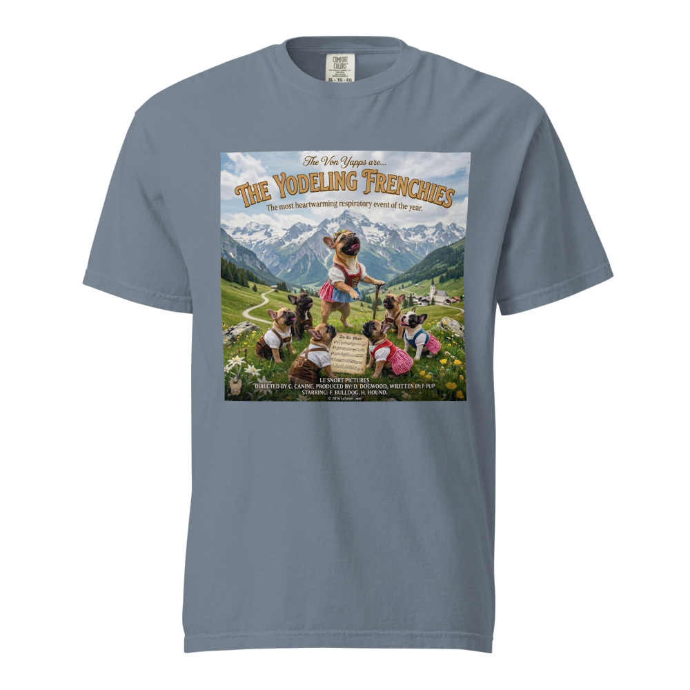 Lesnort - "The Yodeling Frenchies" Funny Musical Parody Graphic Tshirt