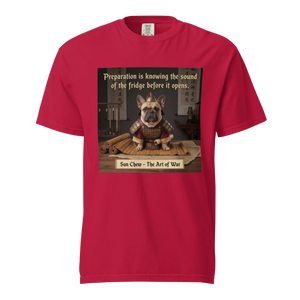 Lesnort - The Art of War Fridge Parody French Bulldog Graphic Tee