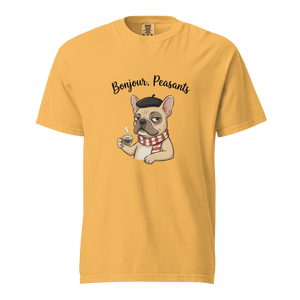 Lesnort - Bonjour, Peasants – The Sophisticated Frenchie Tee - With Gaston Le Snort