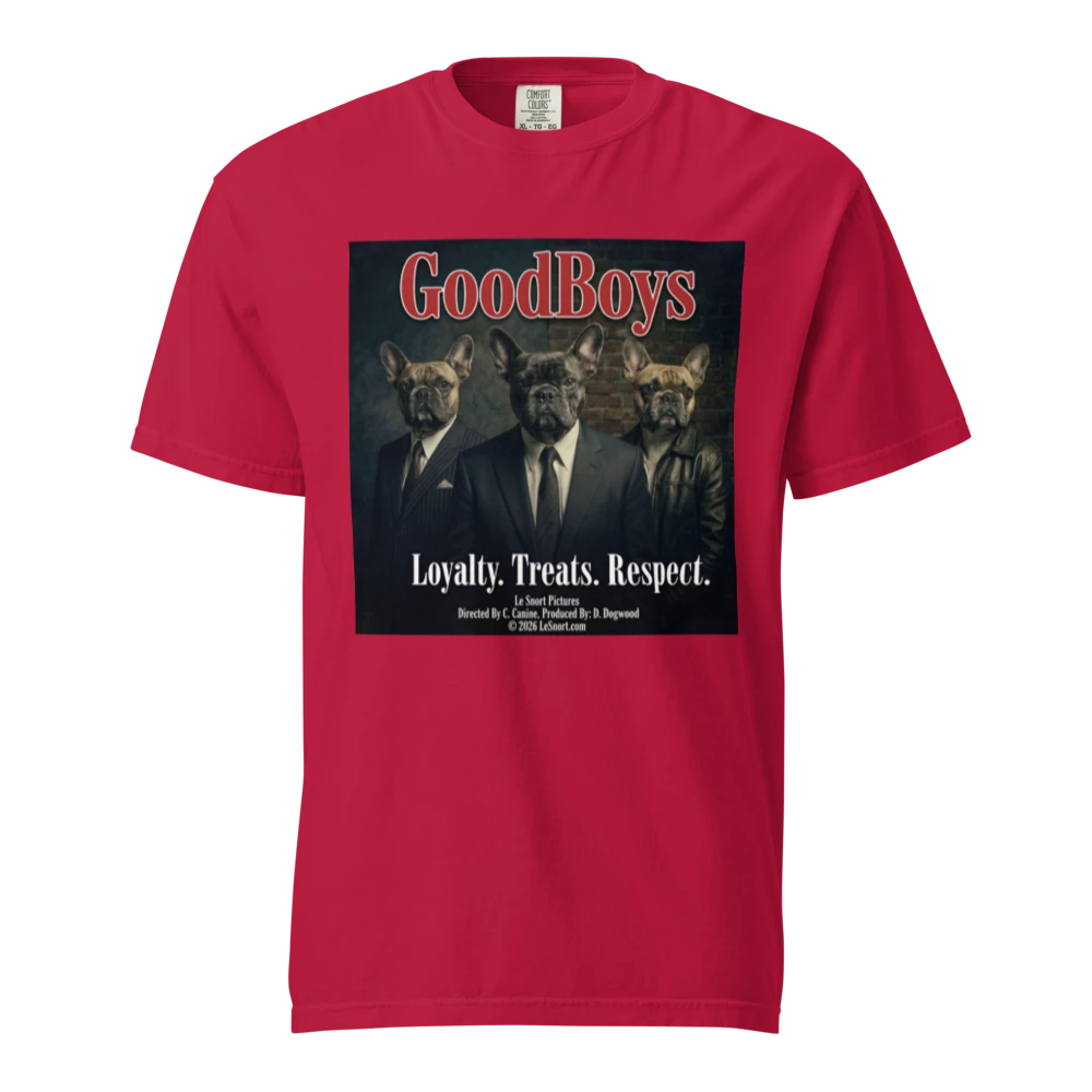 Lesnort - "Loyalty. Treats. Respect." Mobster Dog T-Shirt