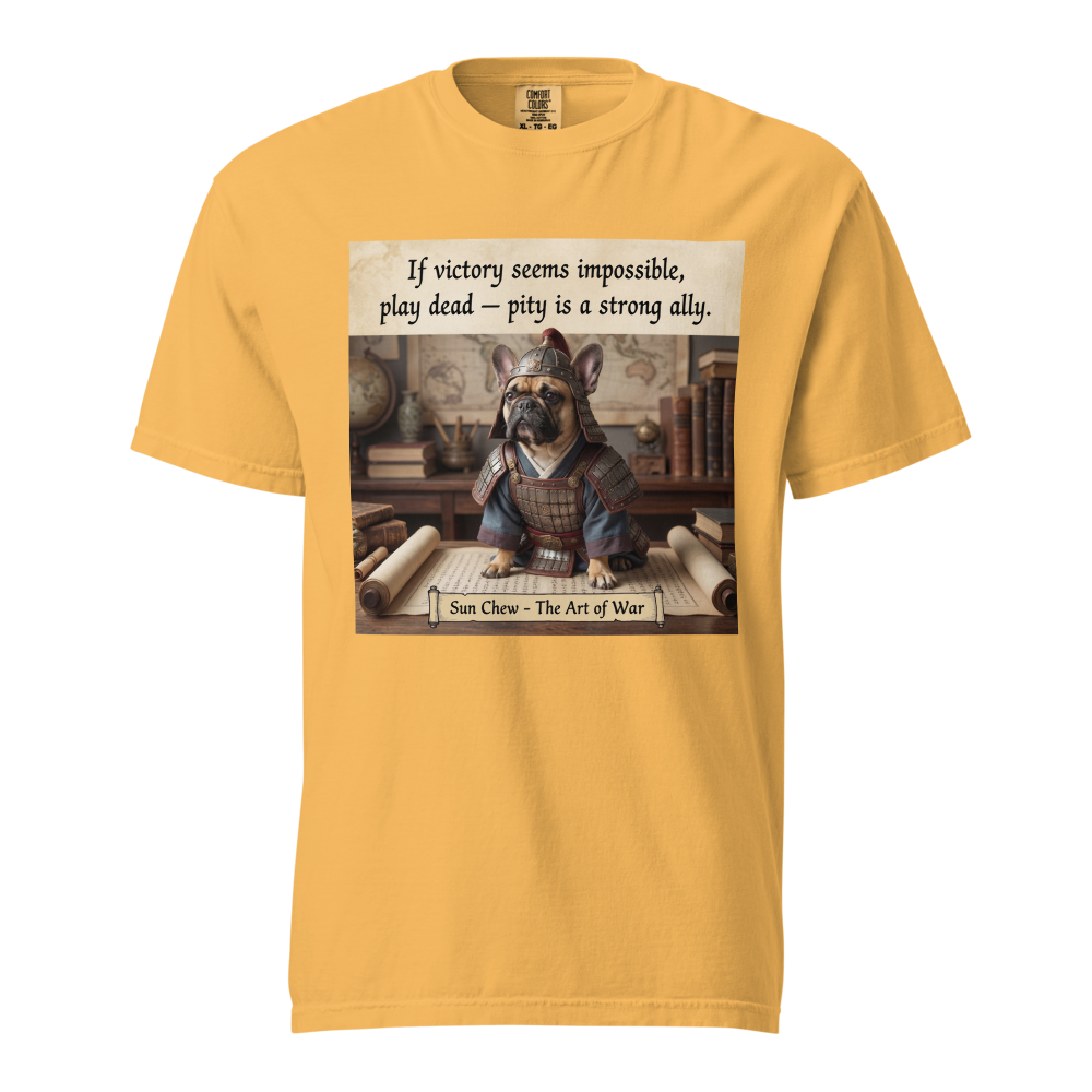 Lesnort - The Art of War "Pity is an Ally" French Bulldog Graphic Tee