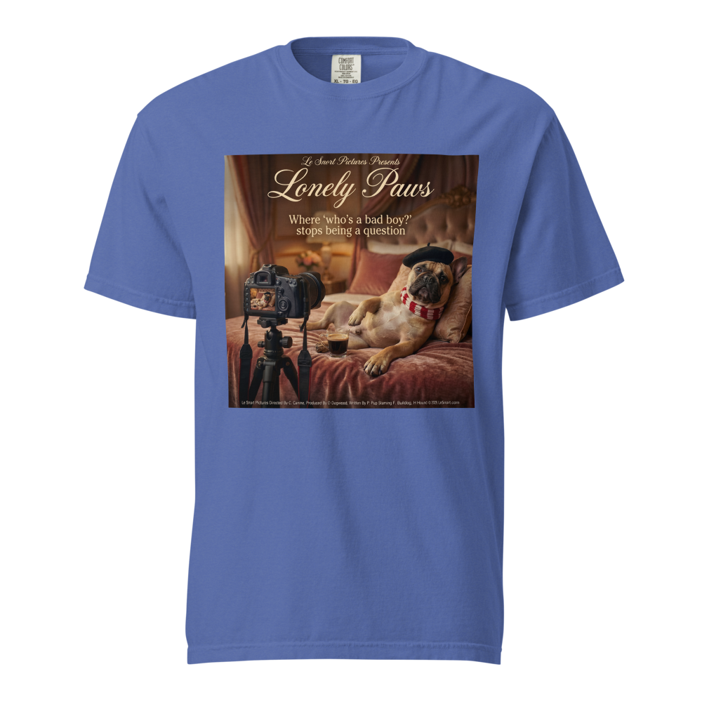 Lesnort - "Lonely Paws" Bad Boy Frenchie Parody Tee
