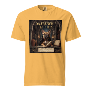 Lesnort - "Da Frenchie Cipher" Funny Book Cover Tshirt