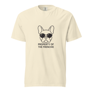 Lesnort - "Property of the Frenchie" Retro Glasses Graphic Tee