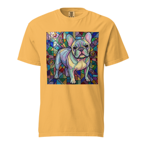 Lesnort - Dreamscape Stained Glass French Bulldog T-Shirt