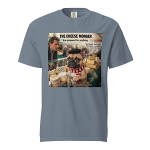 Lesnort - "The Cheese Monger" Funny Dog Graphic T-Shirt
