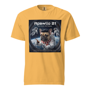 Lesnort - "Apawllo 21" Astronaut Parody Frenchie Tee