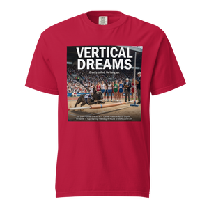 Lesnort - "Vertical Dreams" Funny Frenchie Athlete Tee