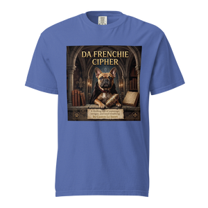 Lesnort - "Da Frenchie Cipher" Funny Book Cover Tshirt