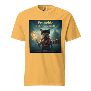 Lesnort - "Frenchie & the Bone Staff" Wizard Dog Graphic Tee