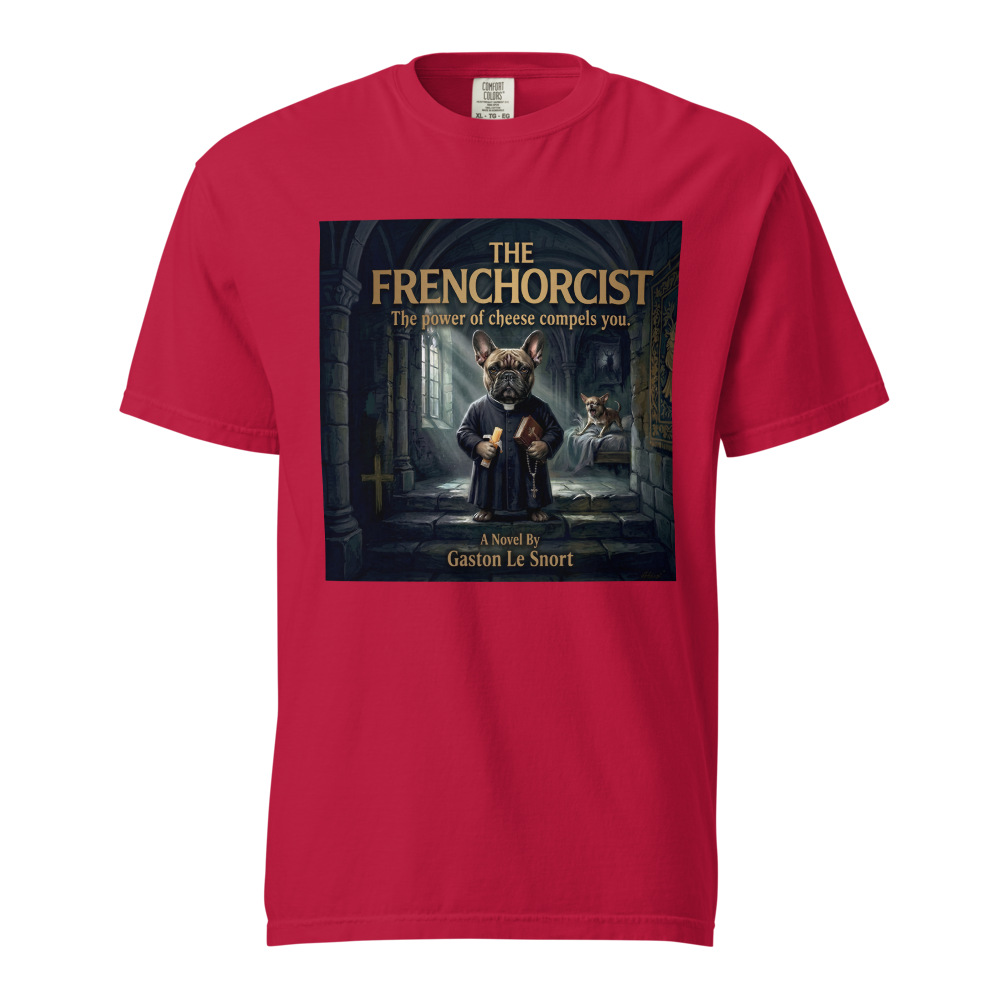 Lesnort - "The Frenchorcist" Funny Horror Dog Parody Graphic Tee